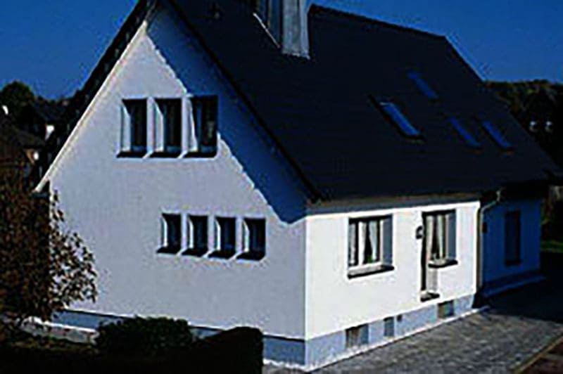 Haus mit Vollwärmeschutz